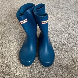 Hunter Kids Blue Boots